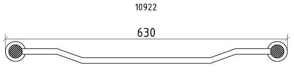 Полотенцедержатель кольцо Boheme Royal Cristal золото 10922-G-B