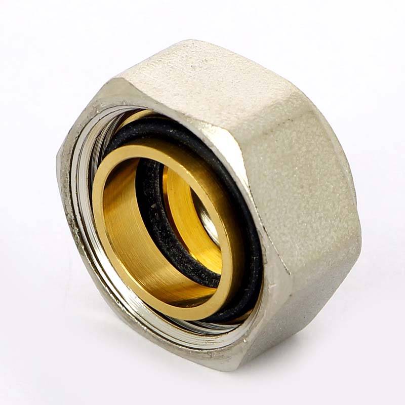 Соединитель для медных труб обжимной Emmeti Monoblocco 15 мм M24x19 01321415