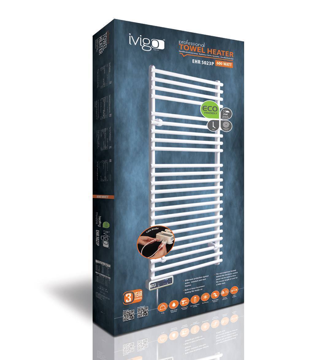 Полотенцесушитель электрический iVigo EHR PRO 450x1000 мм 8408