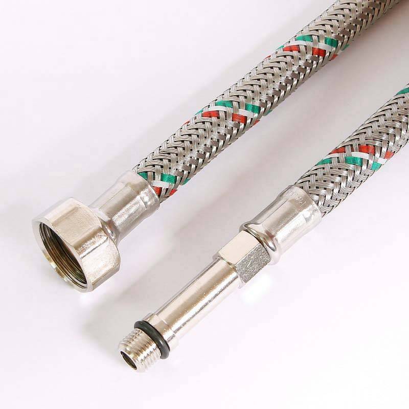 Гибкая подводка для смесителя Uni-Fitt 1/2 x M10 длинный штуцер 40 см 503S2804