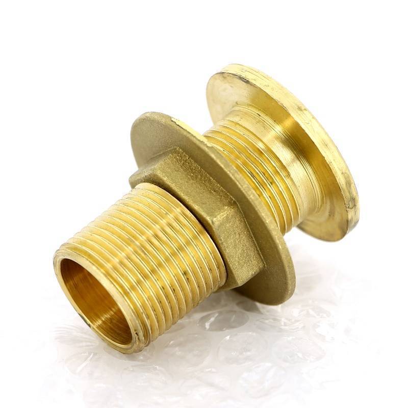 Выпуск резервуарный Tiemme 3/4 НР с фланцем и контргайкой без заглушки 1500179