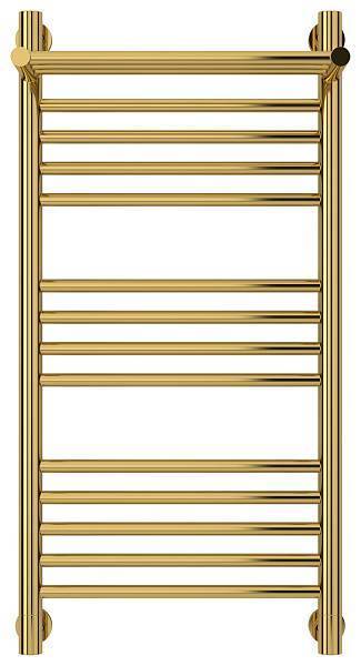 Полотенцесушитель водяной Сунержа Богема+ с 1 полкой 400x800 мм золото 03-0223-8040