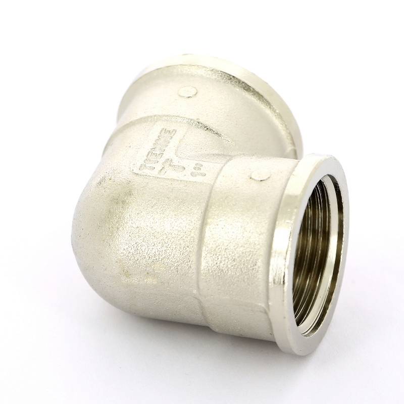 Угольник латунный никелированный Tiemme 1 ВР-ВР 1500144