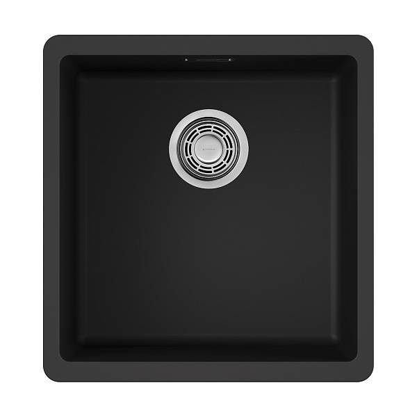 Кухонная мойка Omoikiri Kata 40-U-BL Artgranit 40x42 см черный 4993396