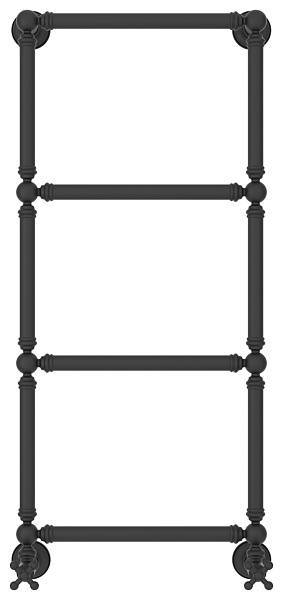 Полотенцесушитель водяной Сунержа Ренессанс 400x960 мм темный титан муар 15-0280-9640