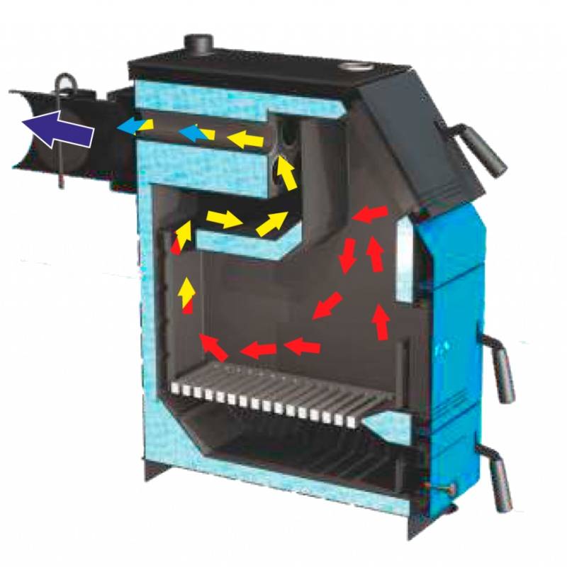 Котел твердотопливный ZOTA Тополь-М 60 кВт TP4931121060