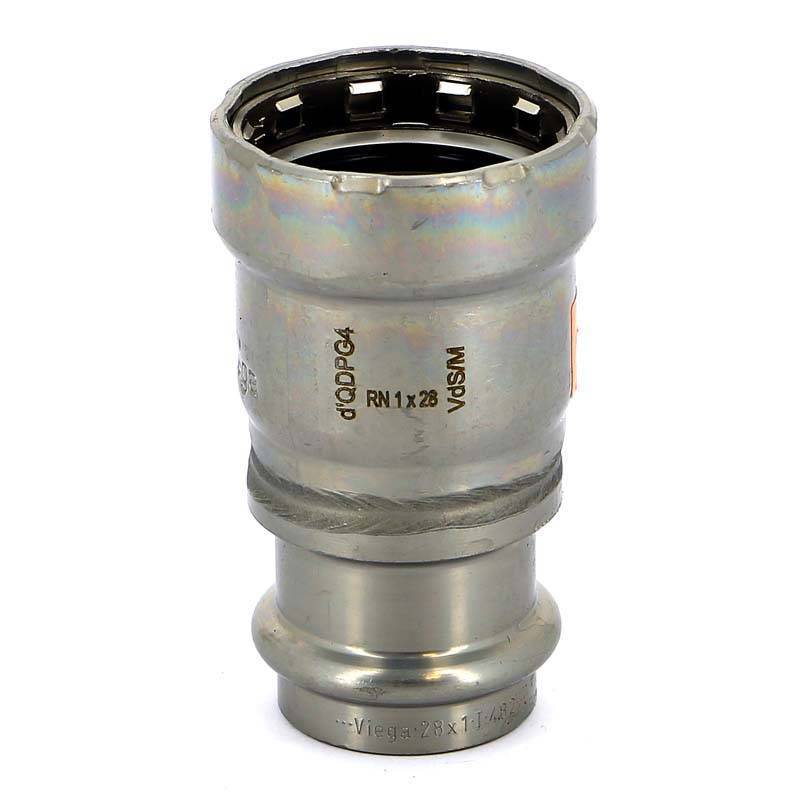 Переход пресс Viega Megapress оцинкованная сталь 28x1 718800