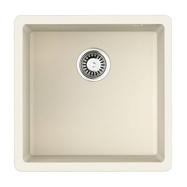 Кухонная мойка Omoikiri Bosen 44-U-WH Tetogranit 44x44 см белый 4993598