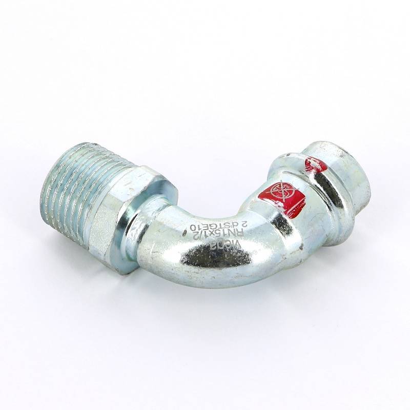 Угол пресс-Н оцинкованная сталь Viega Prestabo 15x1/2 558413