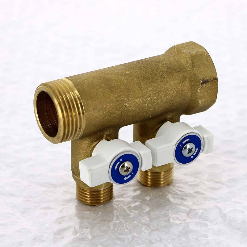 Коллектор Uni-Fitt 1 НВ 2 выхода 1/2 Н 40 мм 424G4220