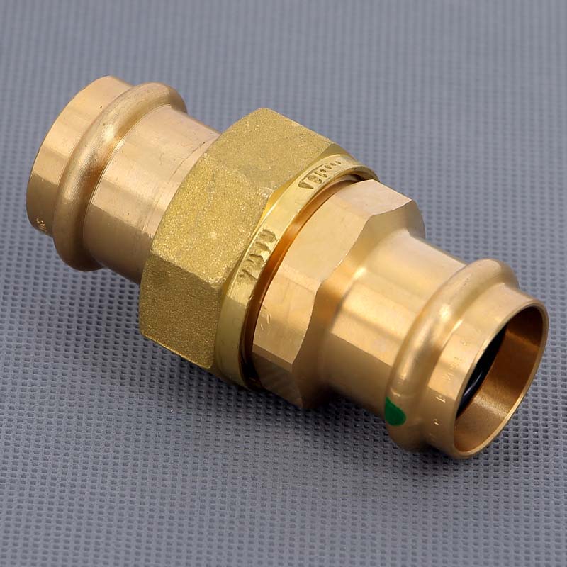 Муфта разъёмная пресс Viega Sanpress бронза 28 мм 124311