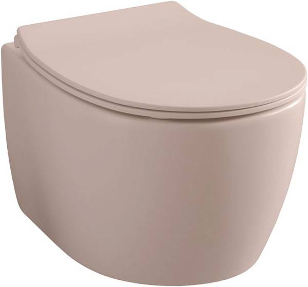 Чаша подвесного унитаза Allen Brau Fantasy розовый 4.11004.SM