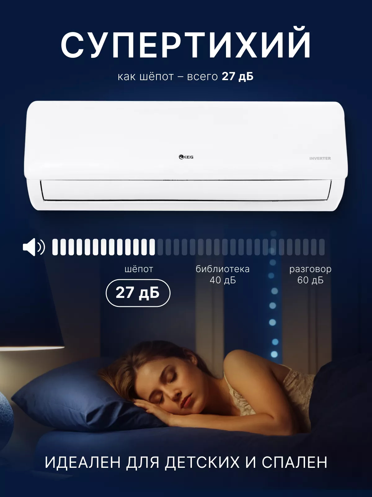 Сплит-система KEG SMART K KAC-18GHABp-P200 инверторная Wi-Fi