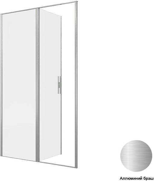 Душевая дверь Allen Brau Priority 120x200 см распашная серебро браш 3.31032.BA
