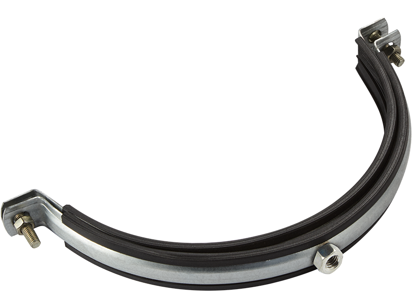 Хомут для воздуховода SHUFT с резиновым профилем 400 мм гайка НС-1425476