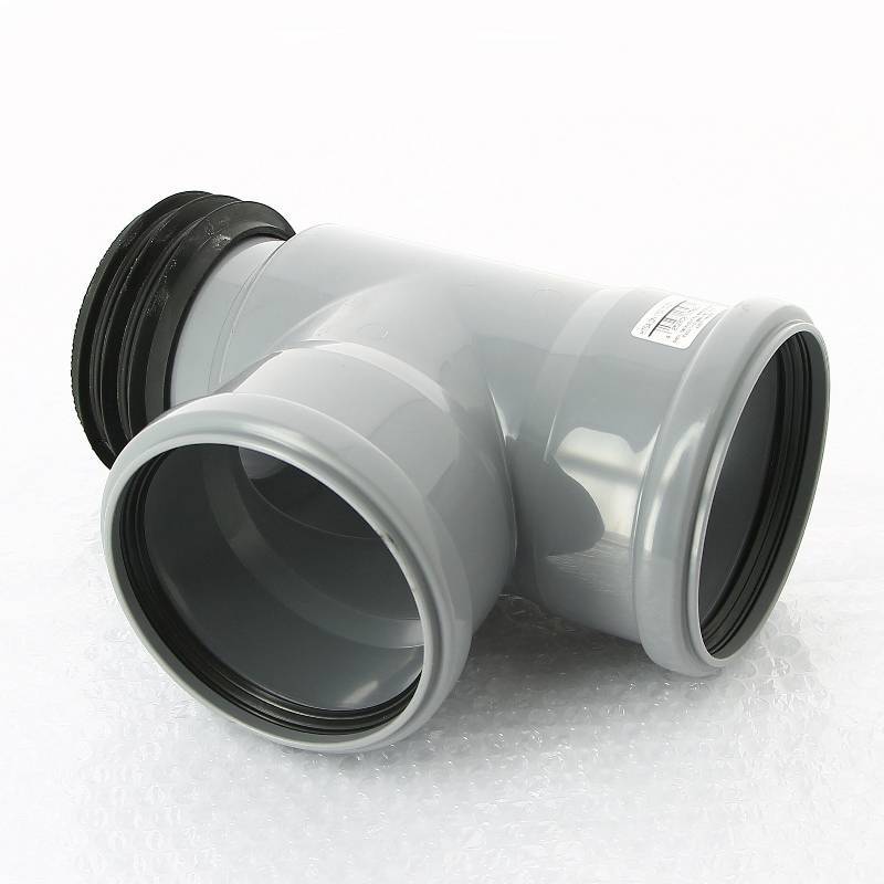 Тройник канализационный Ostendorf HT HTSA восстановитель раструба 110x110 мм 87° 115740