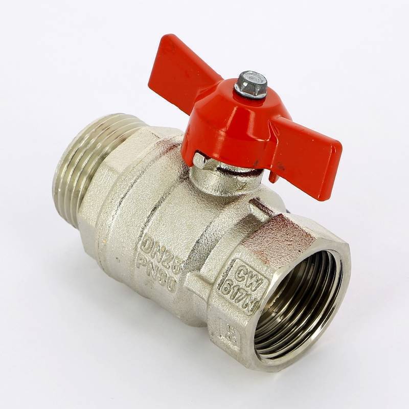 Кран шаровой Uni-Fitt VIVO 1 НВ бабочка 101T4000