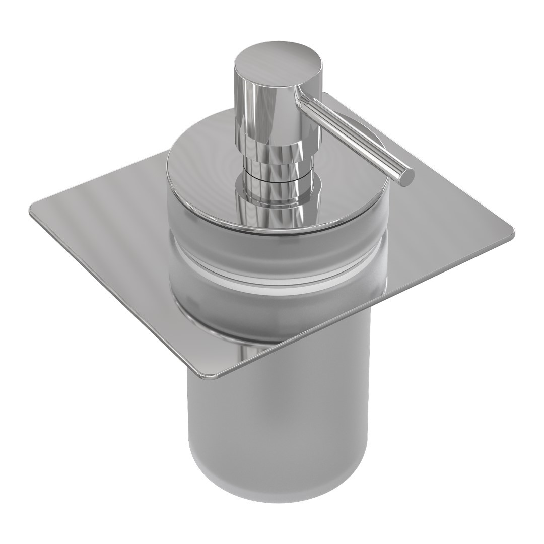 Дозатор для жидкого мыла встраиваемый Boheme Space хром 10966-CR-DISP