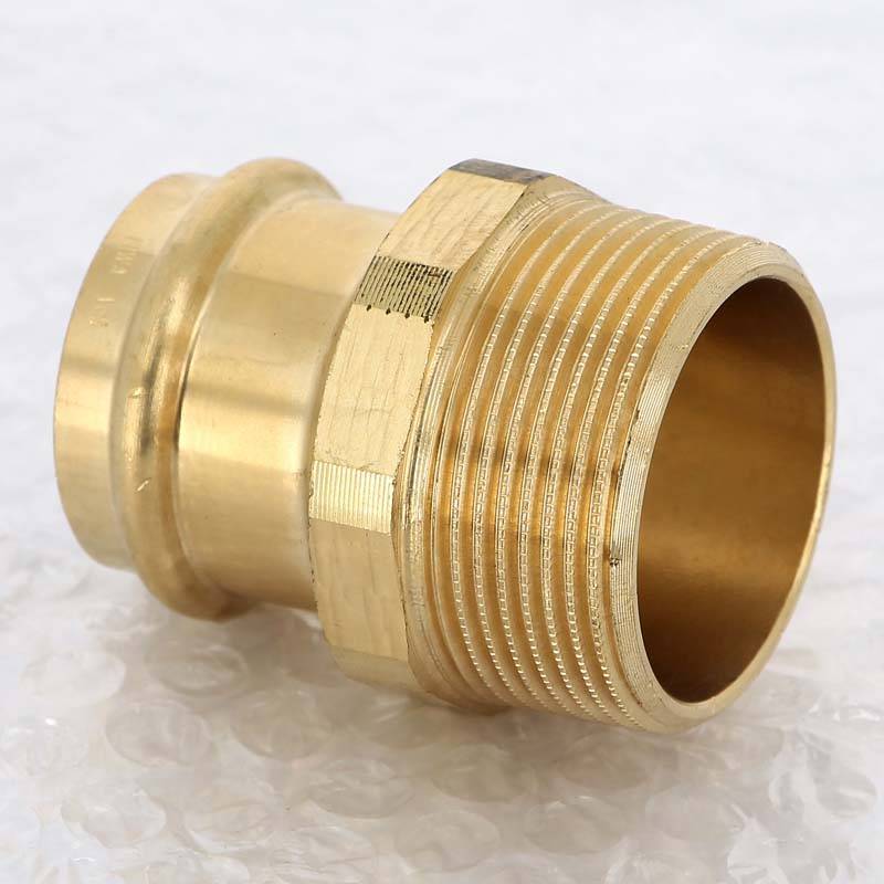 Муфта переходная пресс-Н Viega Sanpress бронза 35x1 1/4 110352