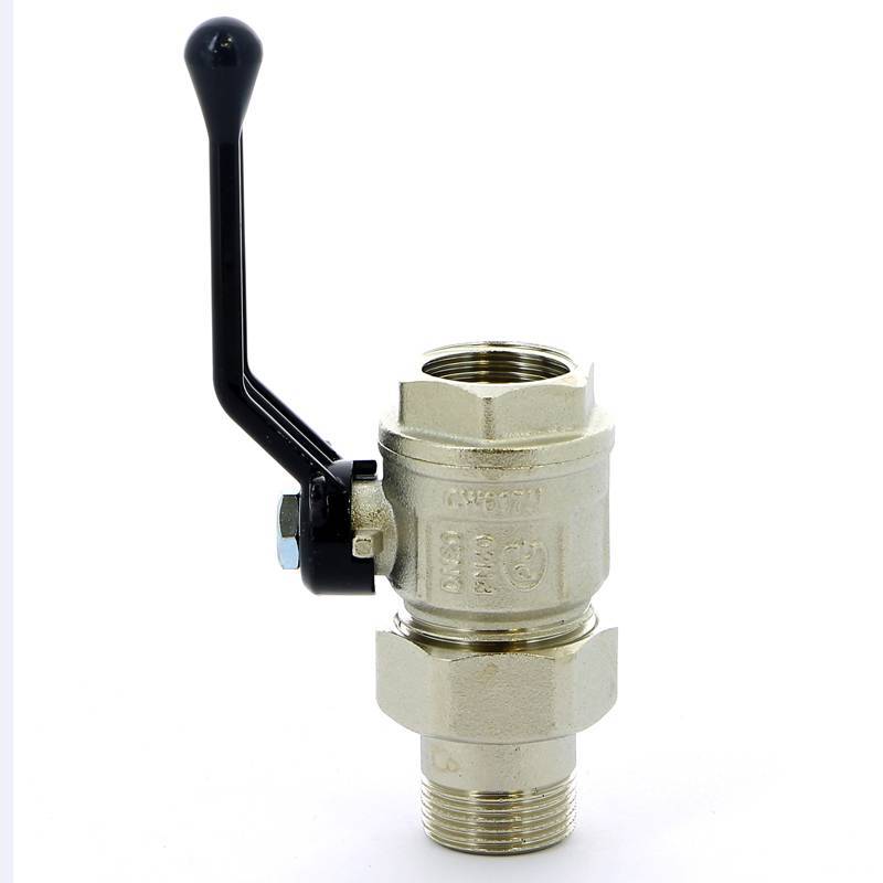 Кран шаровой Bugatti New Jersey 3/4 НВ с разъемным соединением рычаг 09200004