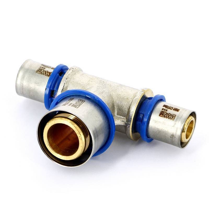 Тройник пресс EMMETI 26х20х26 мм 28101379