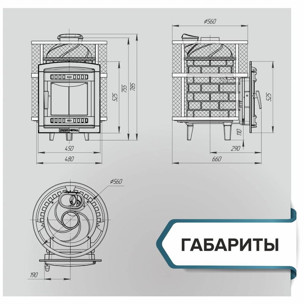 Печь для бани PROMetall Атмосфера M КТТ сетка нержавейка Ap0199