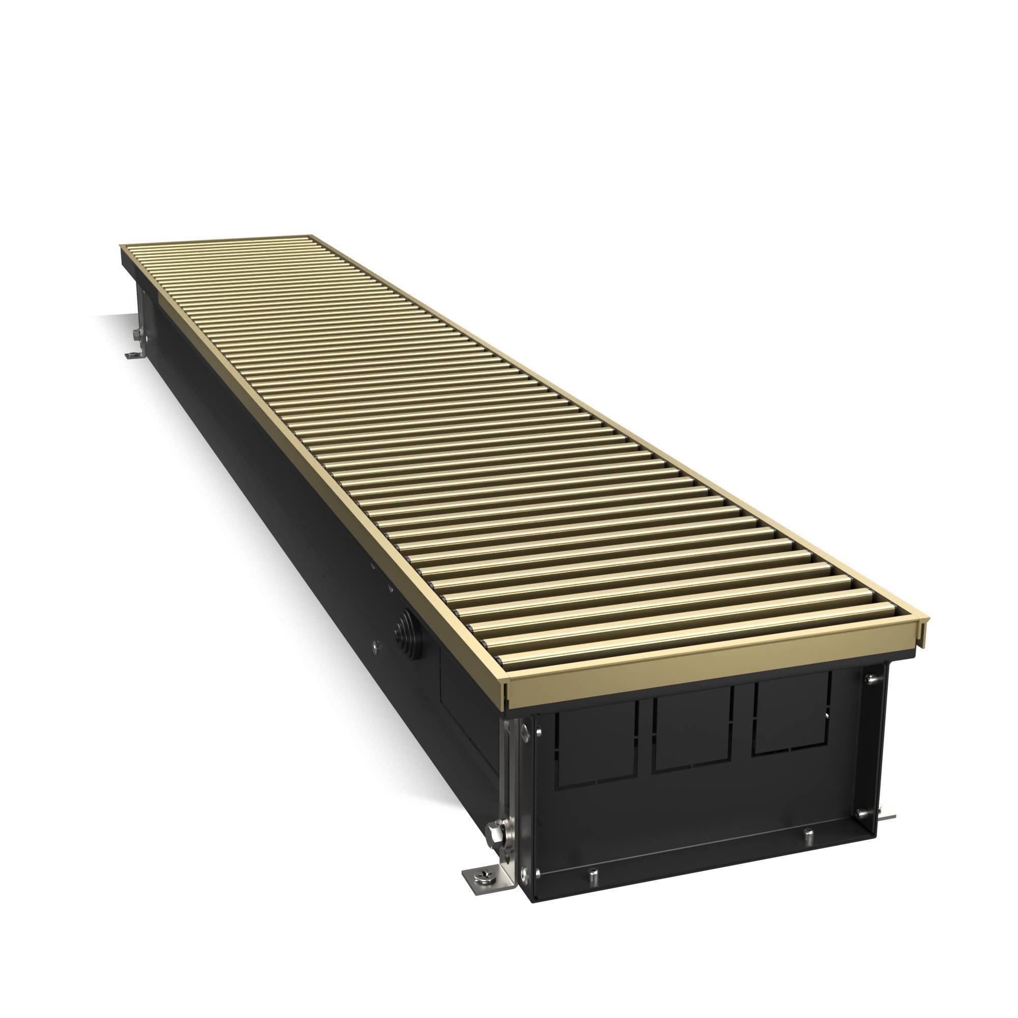 Конвектор внутрипольный Royal Thermo ATRIUM 110x200x1800 мм Светлая бронза ATRIUM-110/200/1800-DG-U-LB