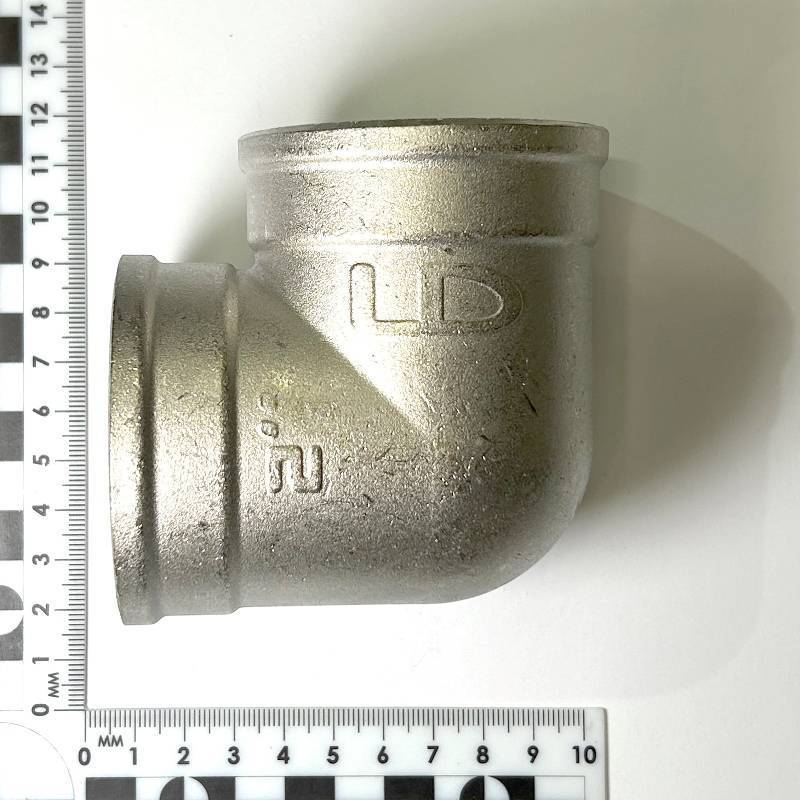 Угол резьбовой 90° ВВ LD Pride 2 никелированная латунь LD.67.512.50