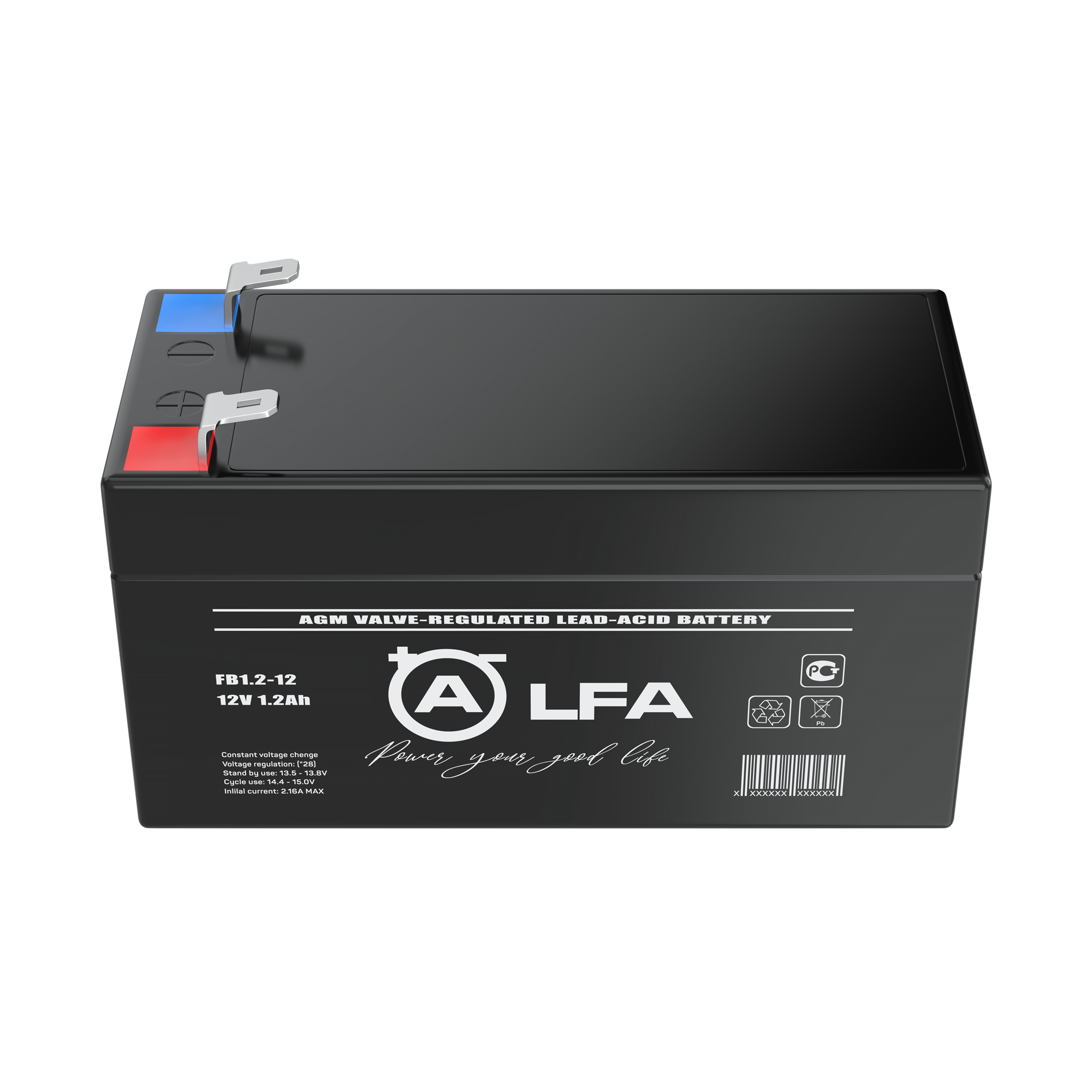 Аккумулятор ectoControl ES-BACC-01 12 В 1.2 Ач ES-BACC-01