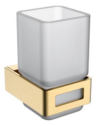 Стакан для зубных щеток подвесной Boheme Q матовое золото 10944-MG
