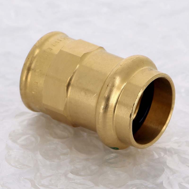 Муфта переходная пресс-В Viega Sanpress бронза 22х1/2 298067