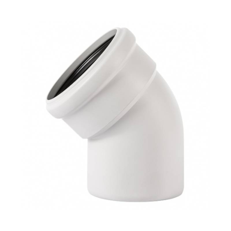 Отвод для бесшумной канализации Ostendorf Skolan Safe 45° 50 мм 332120