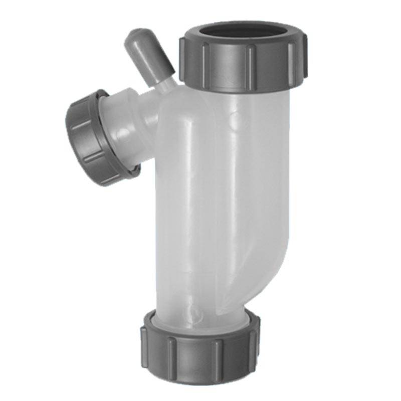 Сифон трубный McAlpine S-образный для слива конденсата с отводом 17 мм MRTB-50TR