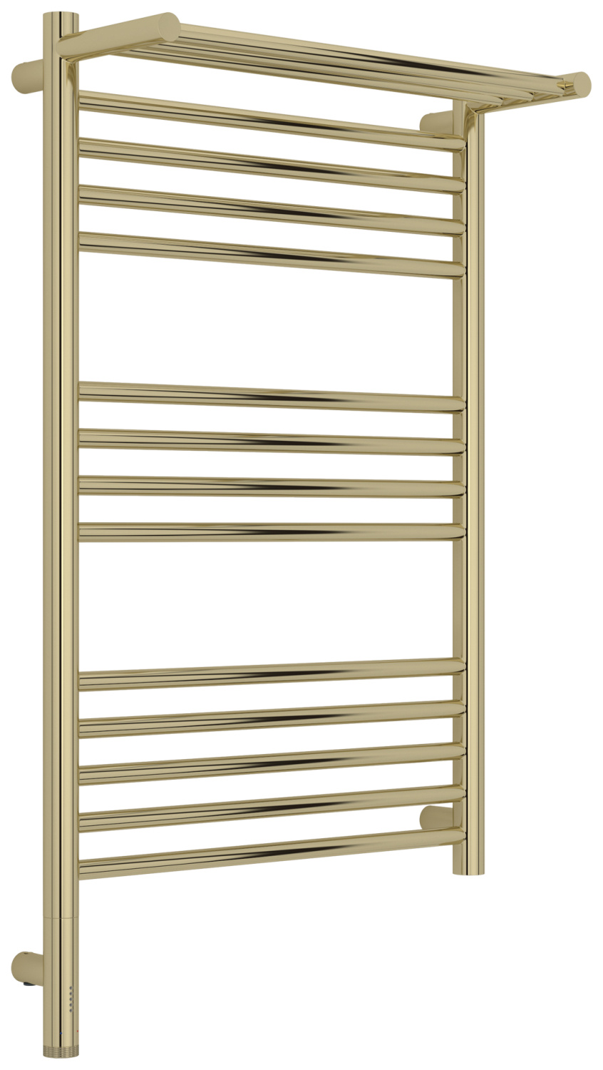 Полотенцесушитель электрический Сунержа Богема 3.1 с 1 полкой 500x800 мм левый шампань глянец 020-6006-8050