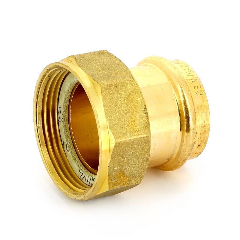 Муфта пресс IBP >B< Press 35 мм х 1 1/2 с накидной гайкой бронза P4355 03512000