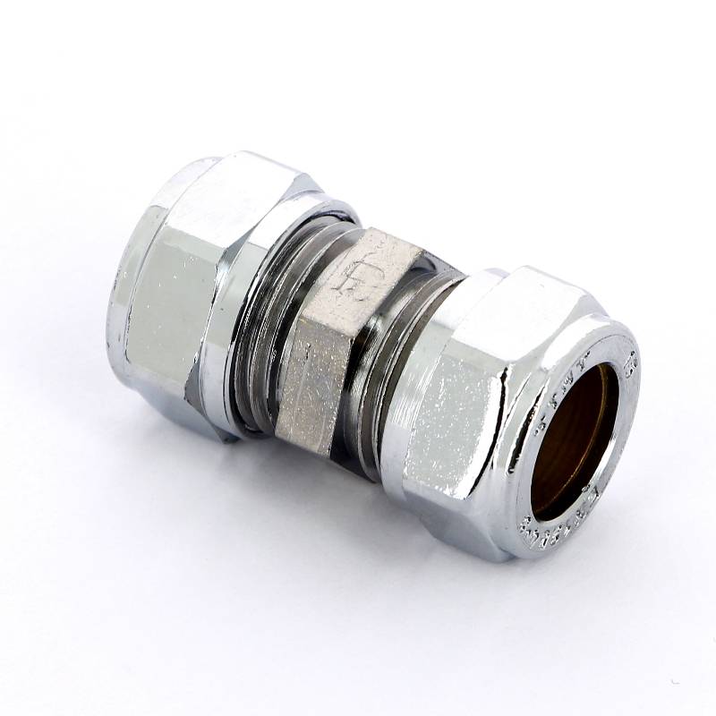 Муфта обжимная Tiemme хромированная 15х15 мм 1130021