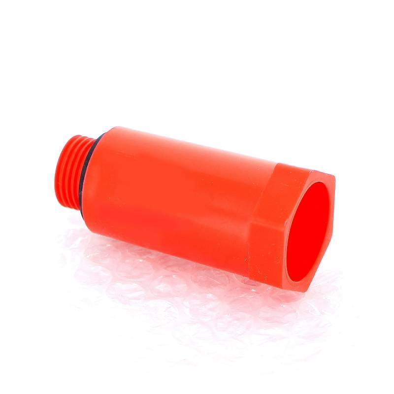 Заглушка монтажная Uni-Fitt 1/2 наружная резьба с кольцом O-Ring красная 608R2001