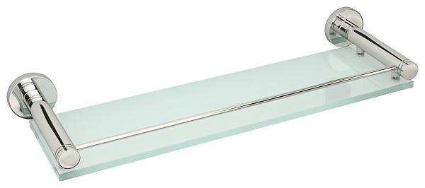 Полка стеклянная с ограничителем Сунержа Каньон 400x142x58 мм хамелеон 04-3004-0400