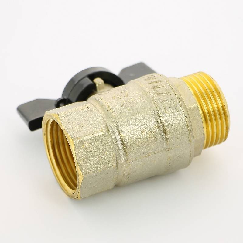 Кран шаровой LD Pride НВ 1 полнопроходной бабочка 47.302.25