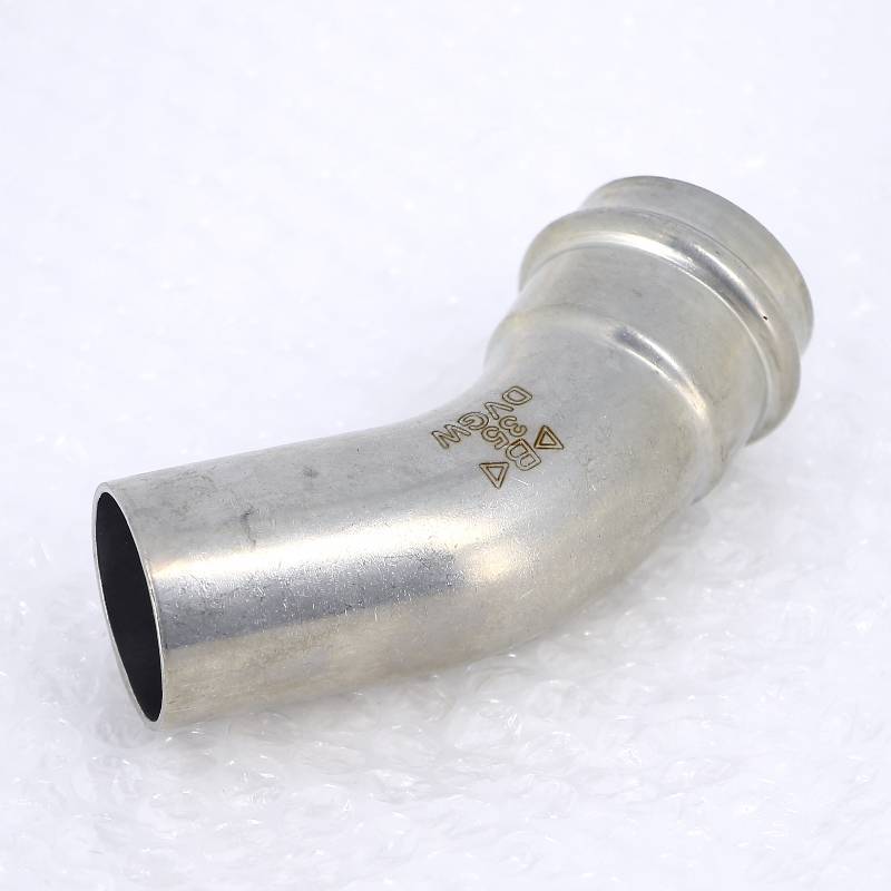 Угольник-вставка 45° пресс IBP >B< Press Inox 35 мм нержавеющая сталь PS5040 0350000