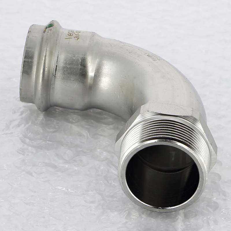 Угол пресс-Н нержавеющая сталь Viega Sanpress Inox 42x1 1/2 436957