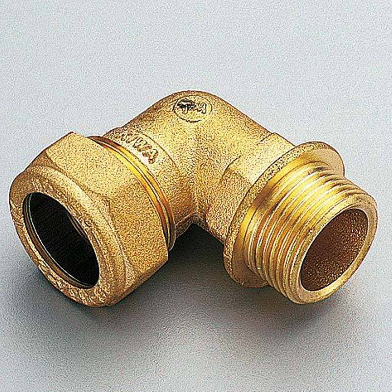 Угольник обжимной Tiemme 1104 35х1 1/4 наружная резьба 1100074