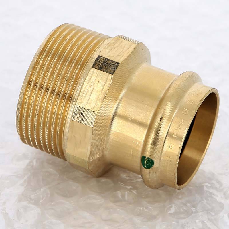 Муфта переходная пресс-Н Viega Sanpress бронза 35x1 1/4 110352