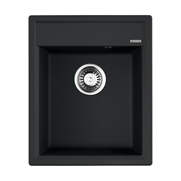 Мойка кухонная Omoikiri Daisen 42-BL Artgranit 42x51 см цвет черный 4993606