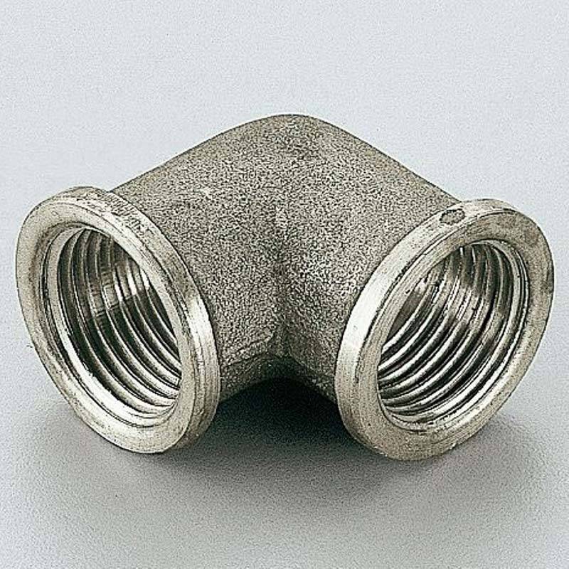 Угольник латунный никелированный Tiemme 1х3/4 ВР-ВР 1500392