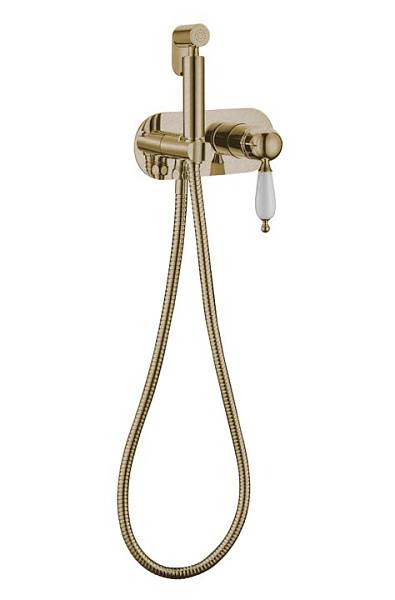 Гигиенический душ Boheme Medici со смесителем бронза 424