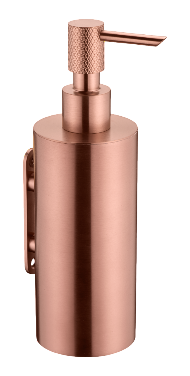 Дозатор для жидкого мыла Boheme Uno подвесной латунная колба медь 10977-CB