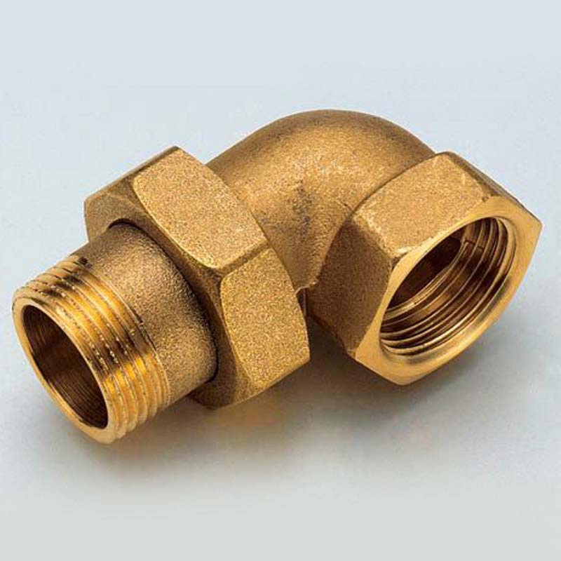 Разъемное соединение угловое Tiemme 1/2 НВ с прокладкой O-ring 1500105