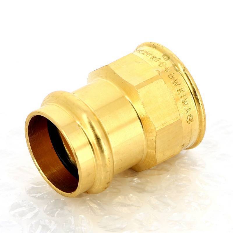 Муфта переходная IBP >B< Press 28 мм х 1 ВР бронза P4270G02808000
