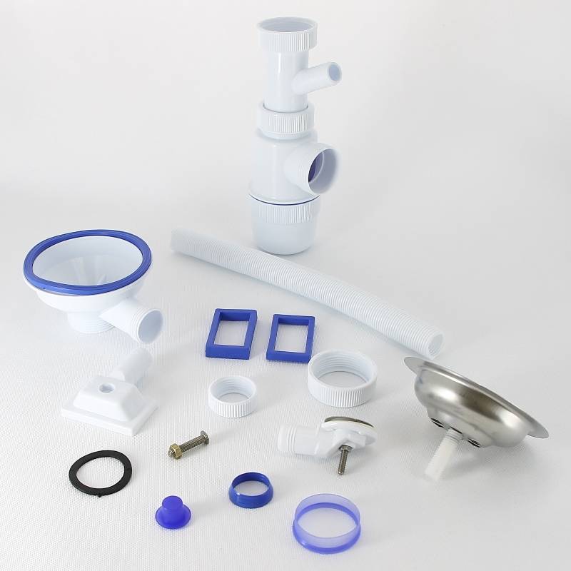 Сифон для мойки Wirquin Эконом 1 1/2 x 40 мм с переливом чашка 114 мм 30987109